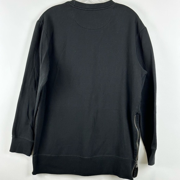 Men's Causal Pull Over Sweater w/ Zip Sides - Picture 4 of 6